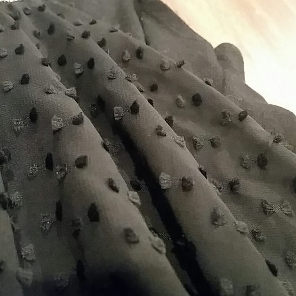 NY Collection Black Ruffle Tank - Picture 4 of 5